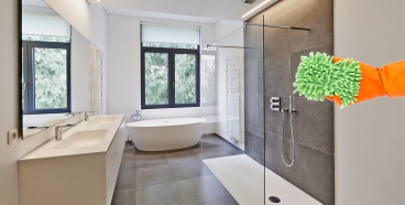 bathroom & kitchen clean